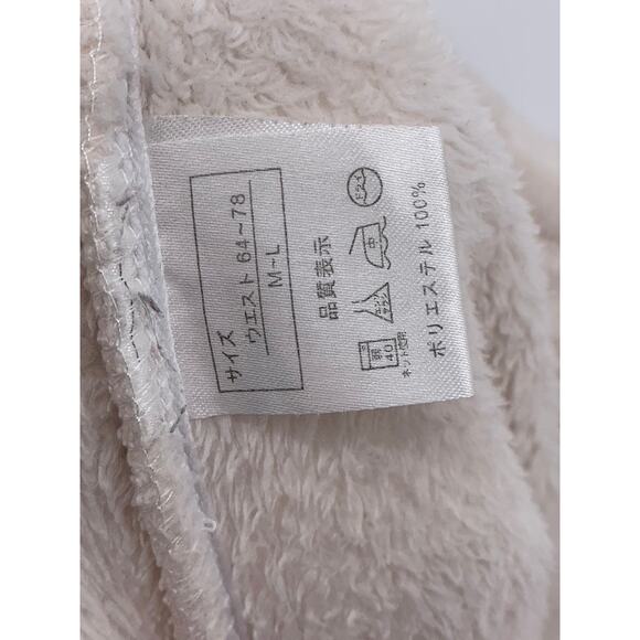 LOVE HIP Women's Light Pink Fleece Sherpa Lined Pull-On Wide-Leg Pant SZ M-L - Picture 9 of 10